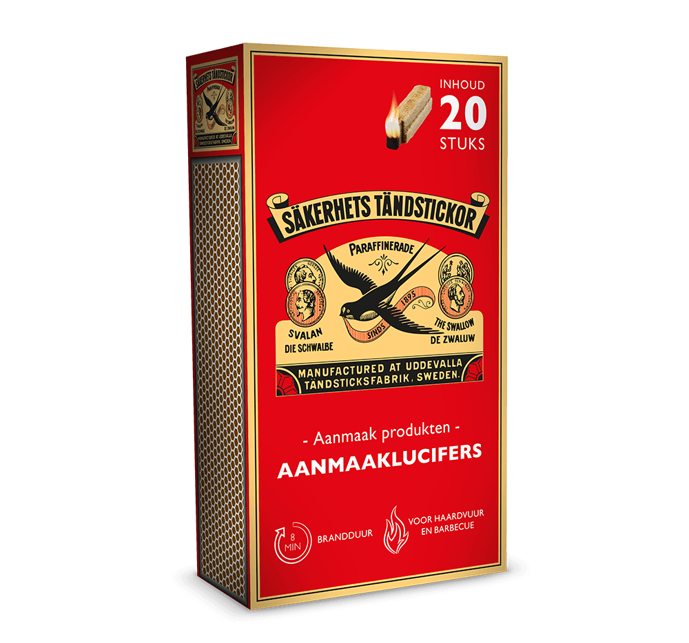 Zwaluw Aanmaaklucifers 12 doosjes