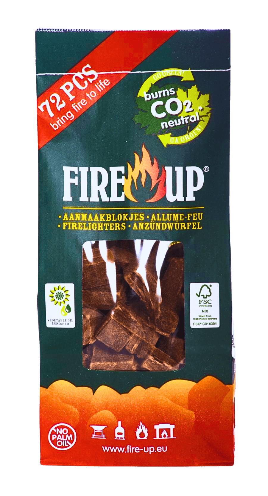 Aanmaakblokjes Fire-Up 72 stuks